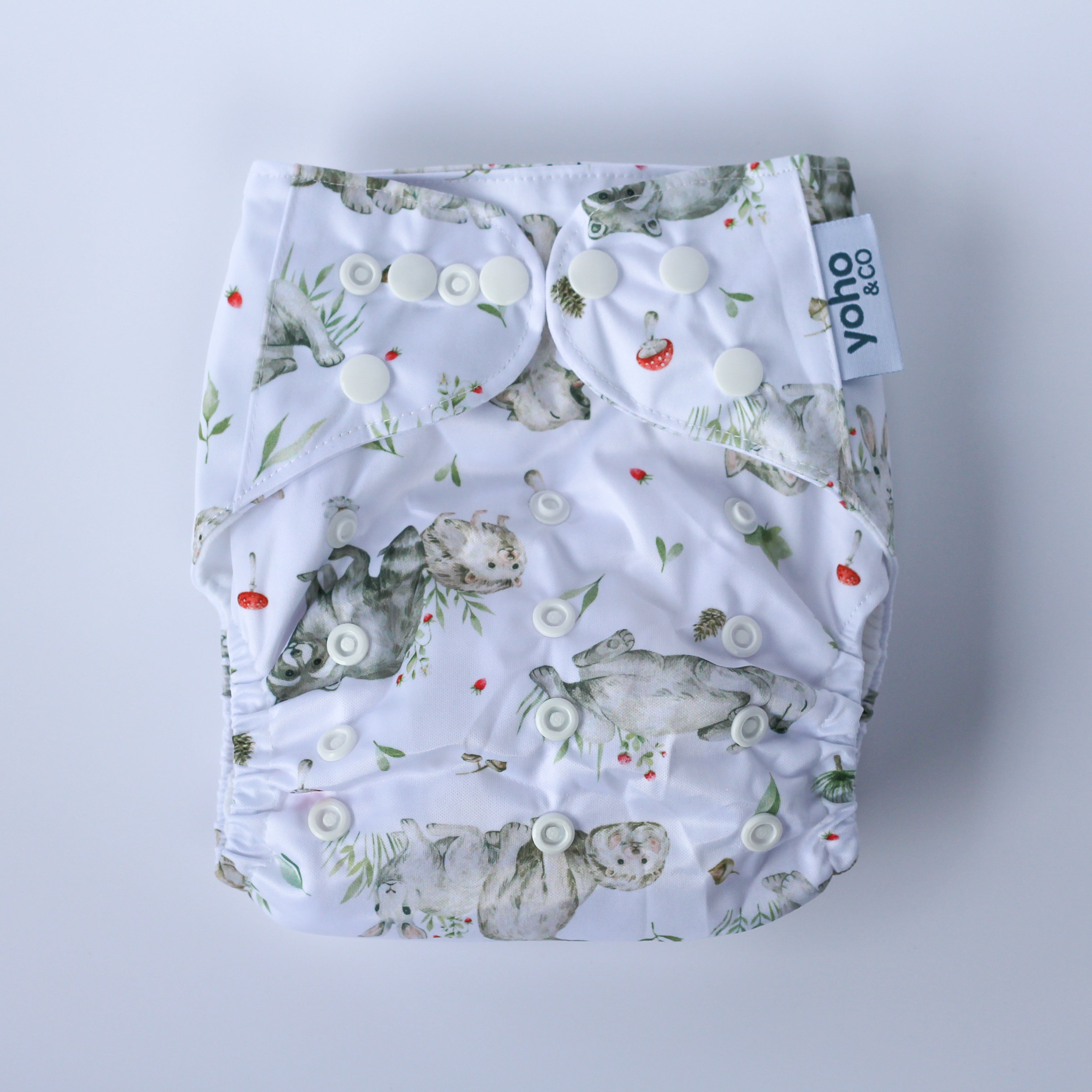 Woodland Wonders 🦝 Reusable Cloth Nappy + Bamboo Terry Insert