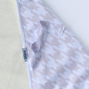 Portable Baby Change Mats - Plush | Neutral Houndstooth