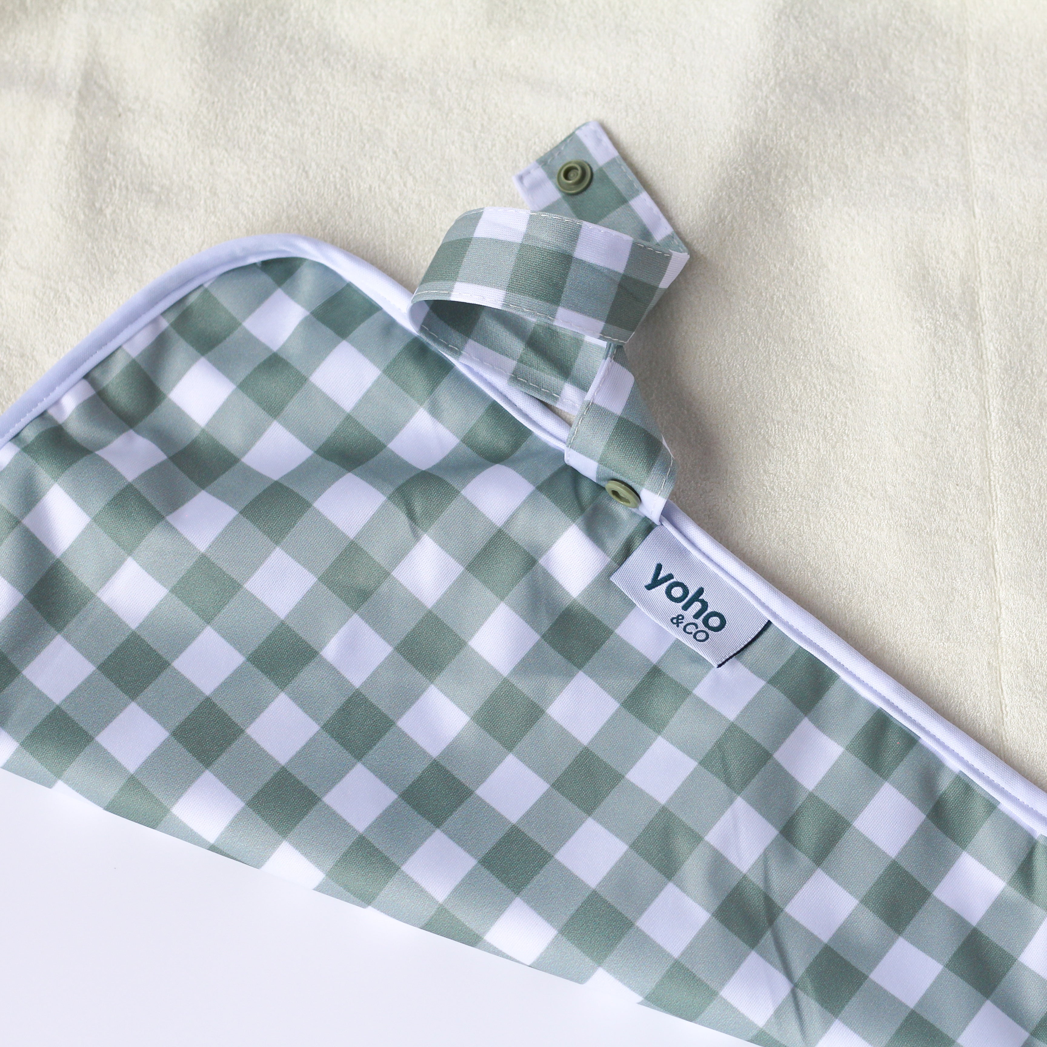 Portable Baby Change Mats - Plush | Basil Plaid