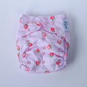Strawberry Patch 🍓 Reusable Cloth Nappy + Bamboo Terry Insert