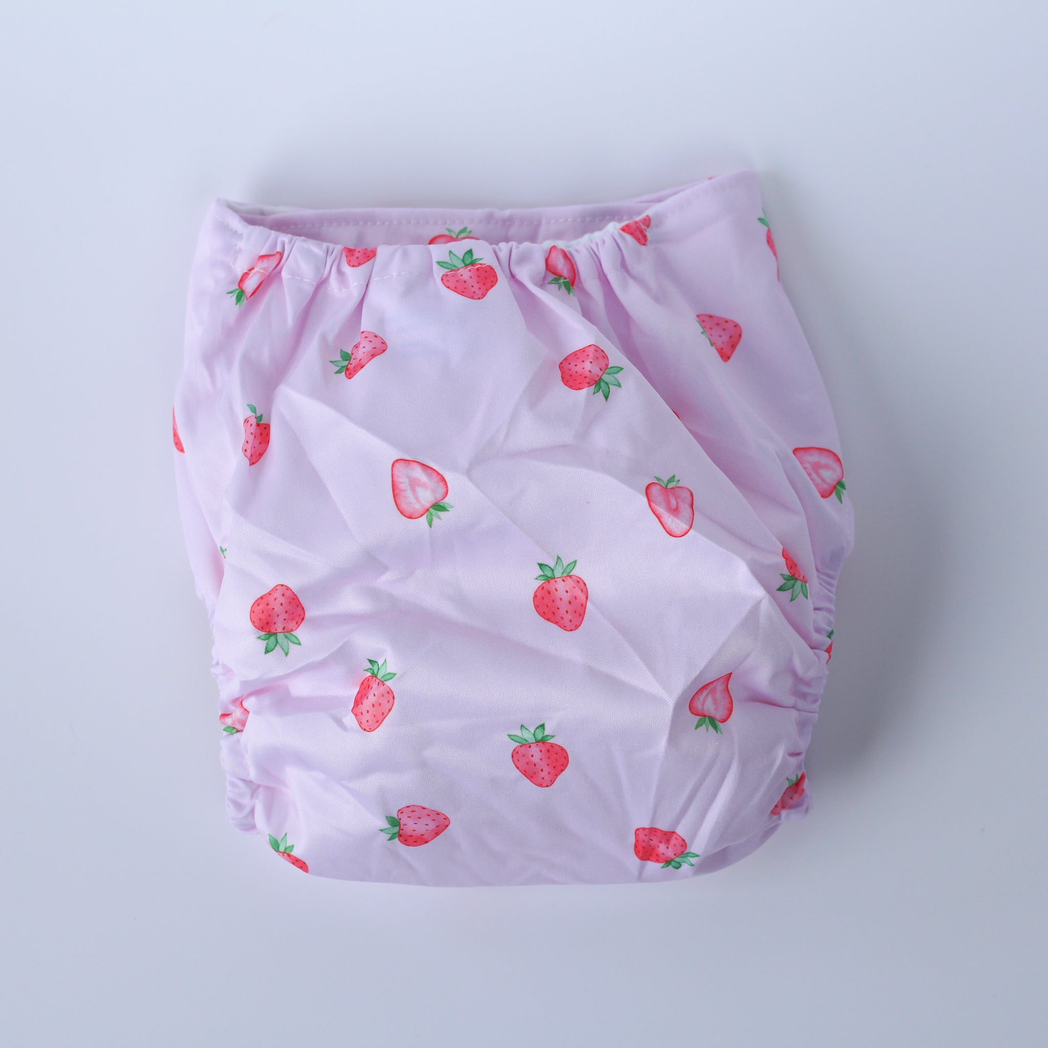 Strawberry Patch 🍓 Reusable Cloth Nappy + Bamboo Terry Insert