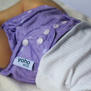 Lilac Bloom 🪻 Reusable Cloth Nappy + Bamboo Terry Insert