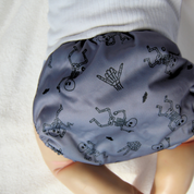 Boogie Bones 🦴 Reusable Cloth Nappy + Bamboo Terry Insert