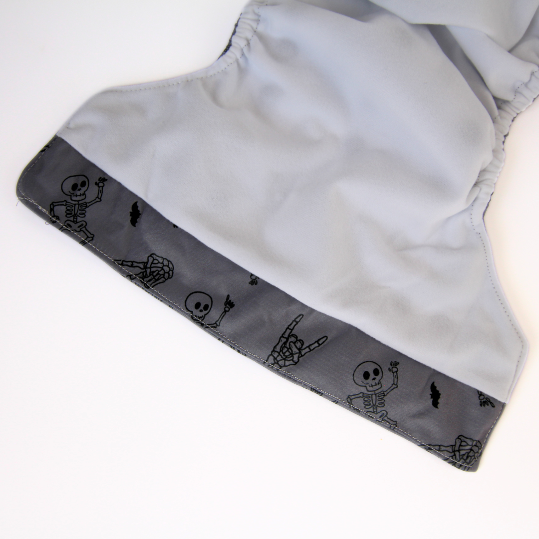 Boogie Bones 🦴 Reusable Cloth Nappy + Bamboo Terry Insert