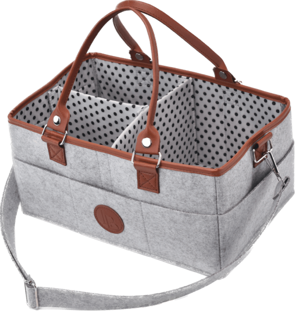 Luxe nappy caddy - the perfect organising bag for babies essentials while out and about