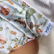 Enchanted Forest 🍄 Reusable Cloth Nappy + Bamboo Terry Insert
