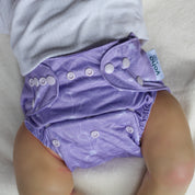 Lilac Bloom 🪻 Reusable Cloth Nappy + Bamboo Terry Insert