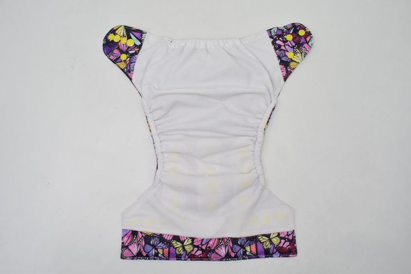 Yoho Baby & co. Reusable Classic Cotton Cloth Nappy NZ - Yo-Kiwi Glory to the Butterfly Designer Print