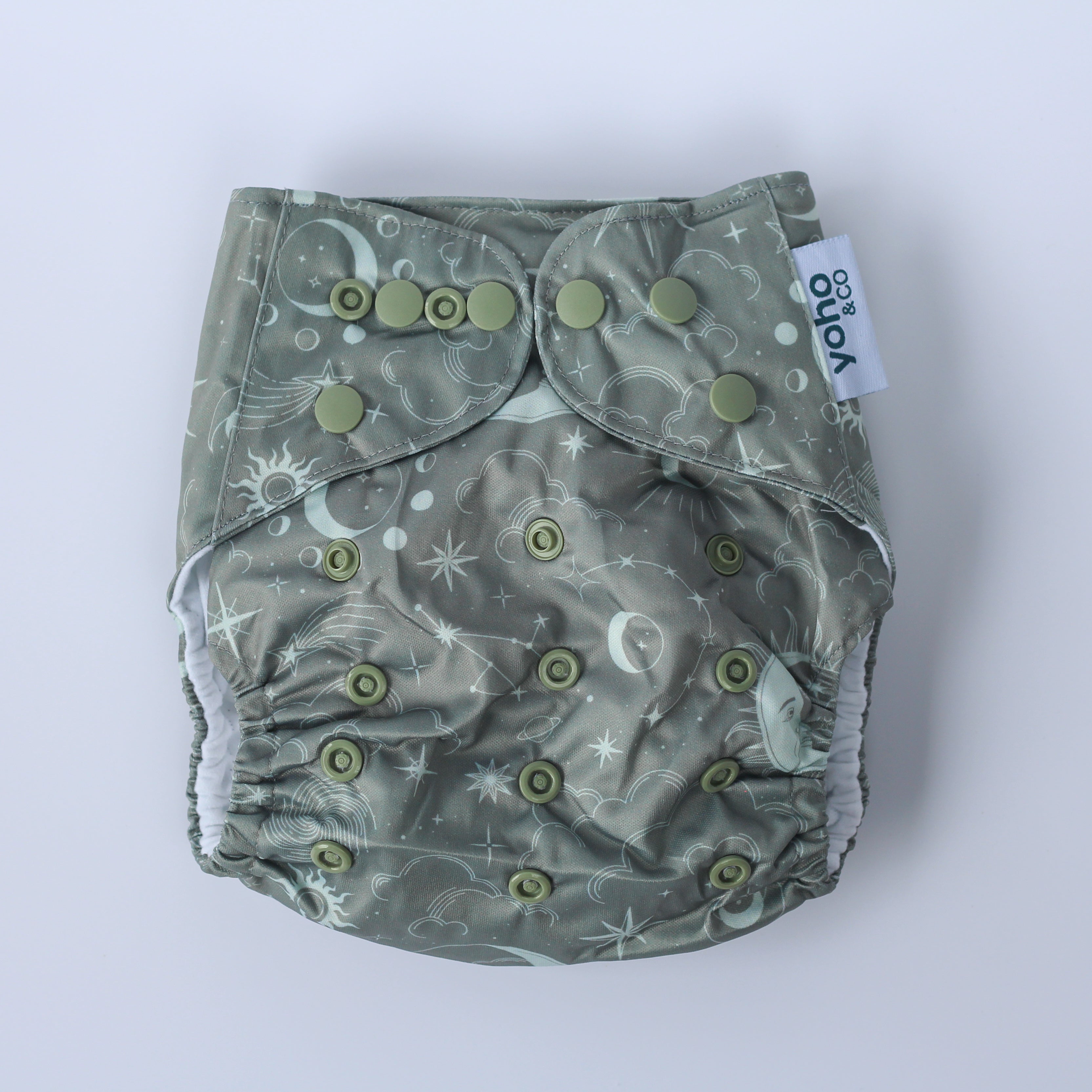 To the Moon (and Back) 🌘 Reusable Cloth Nappy + Bamboo Terry Insert