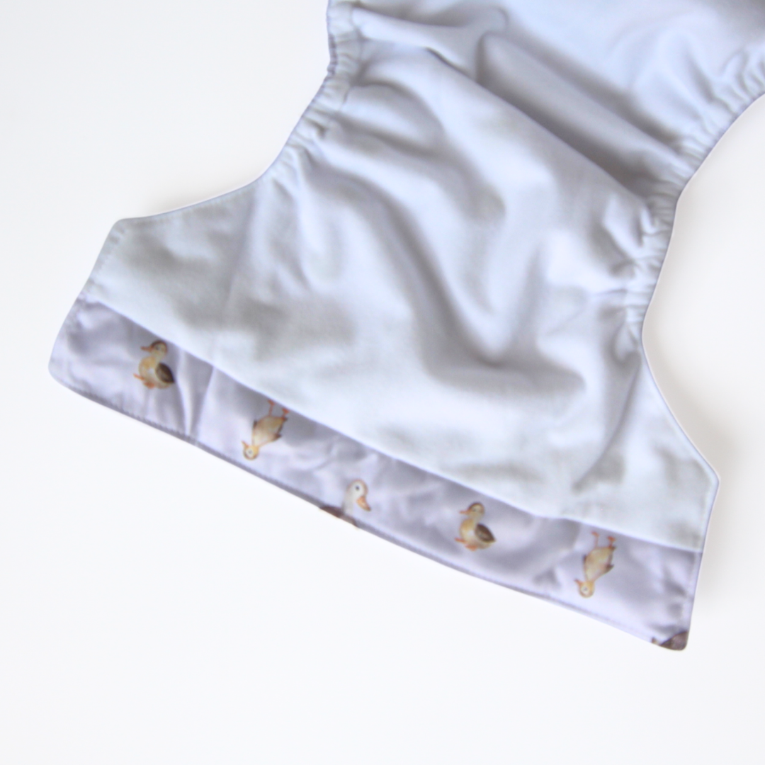 Five Little Ducks 🦆 Reusable Cloth Nappy + Bamboo Terry Insert