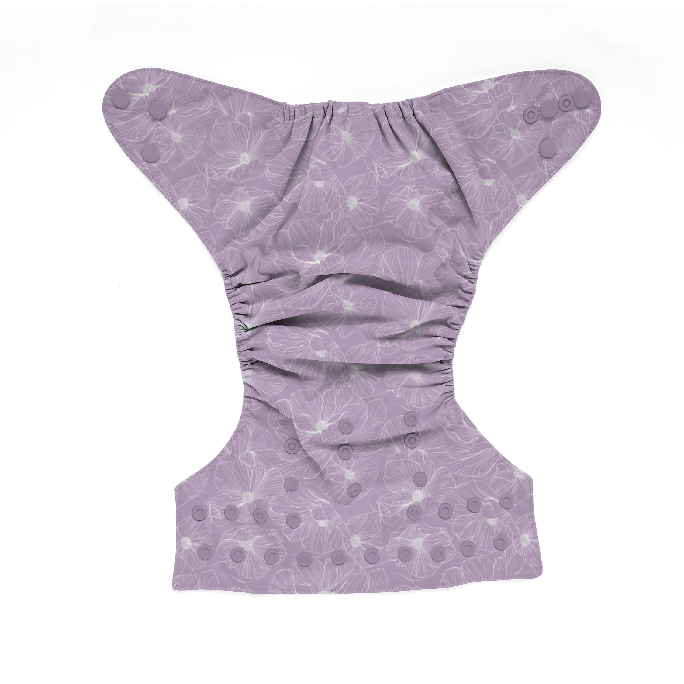 PRESALE: Lilac Bloom 🪻 Reusable Cloth Nappy + Bamboo Terry Insert