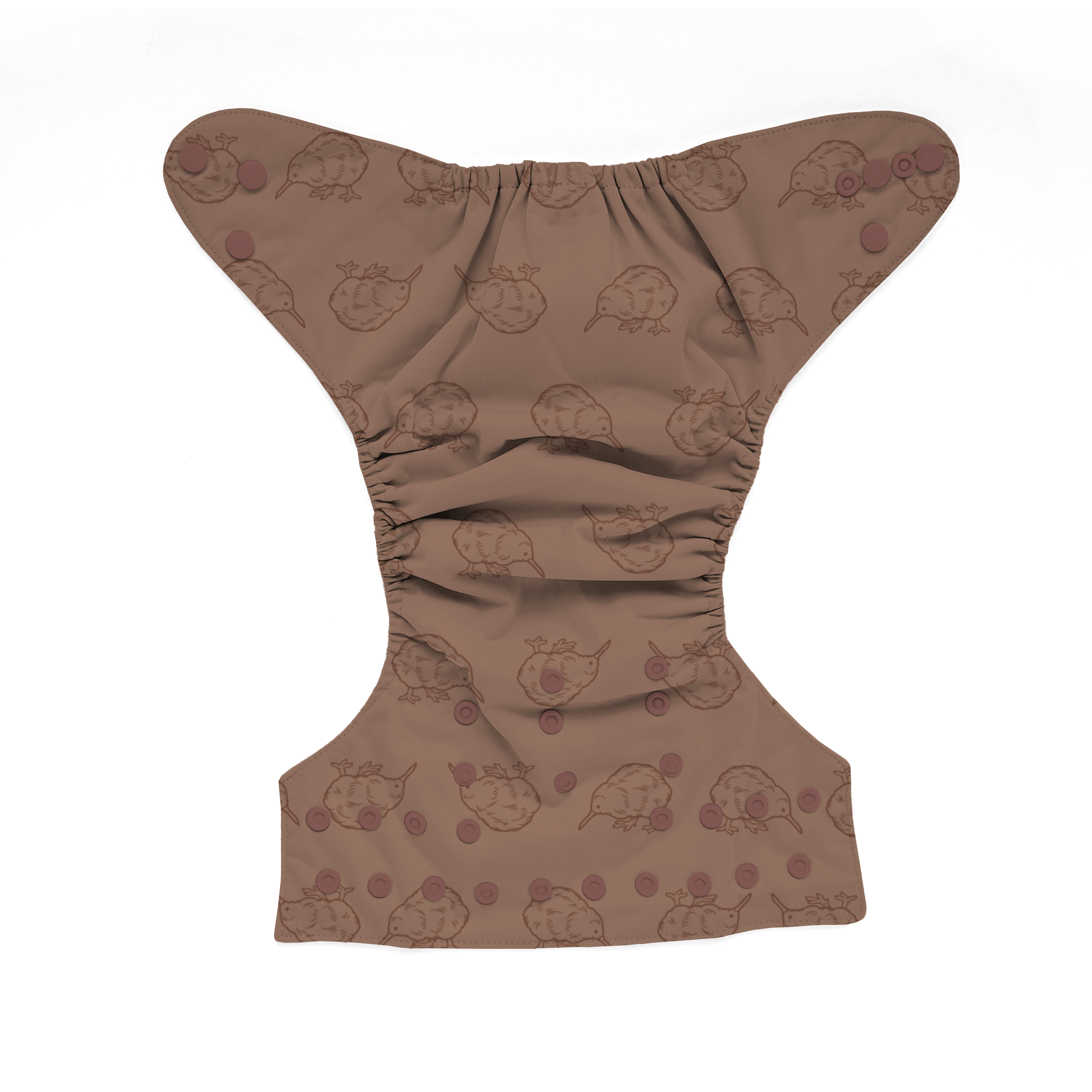 PRESALE: Little Brown Kiwi 🥝 Reusable Cloth Nappy + Bamboo Terry Insert