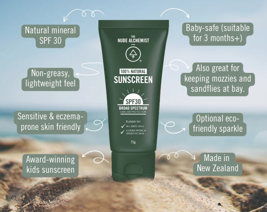 Natural Mineral SPF 30 Sunscreen | The Nude Alchemist