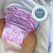Tied with Love 🎀 Reusable Cloth Nappy + Bamboo Terry Insert