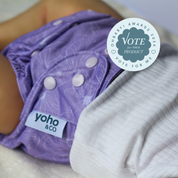 Lilac Bloom 🪻 Reusable Cloth Nappy + Bamboo Terry Insert