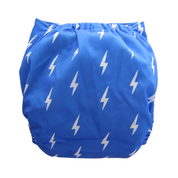 Lightning Strikes ⚡ Reusable Cloth Nappy + Bamboo Terry Insert