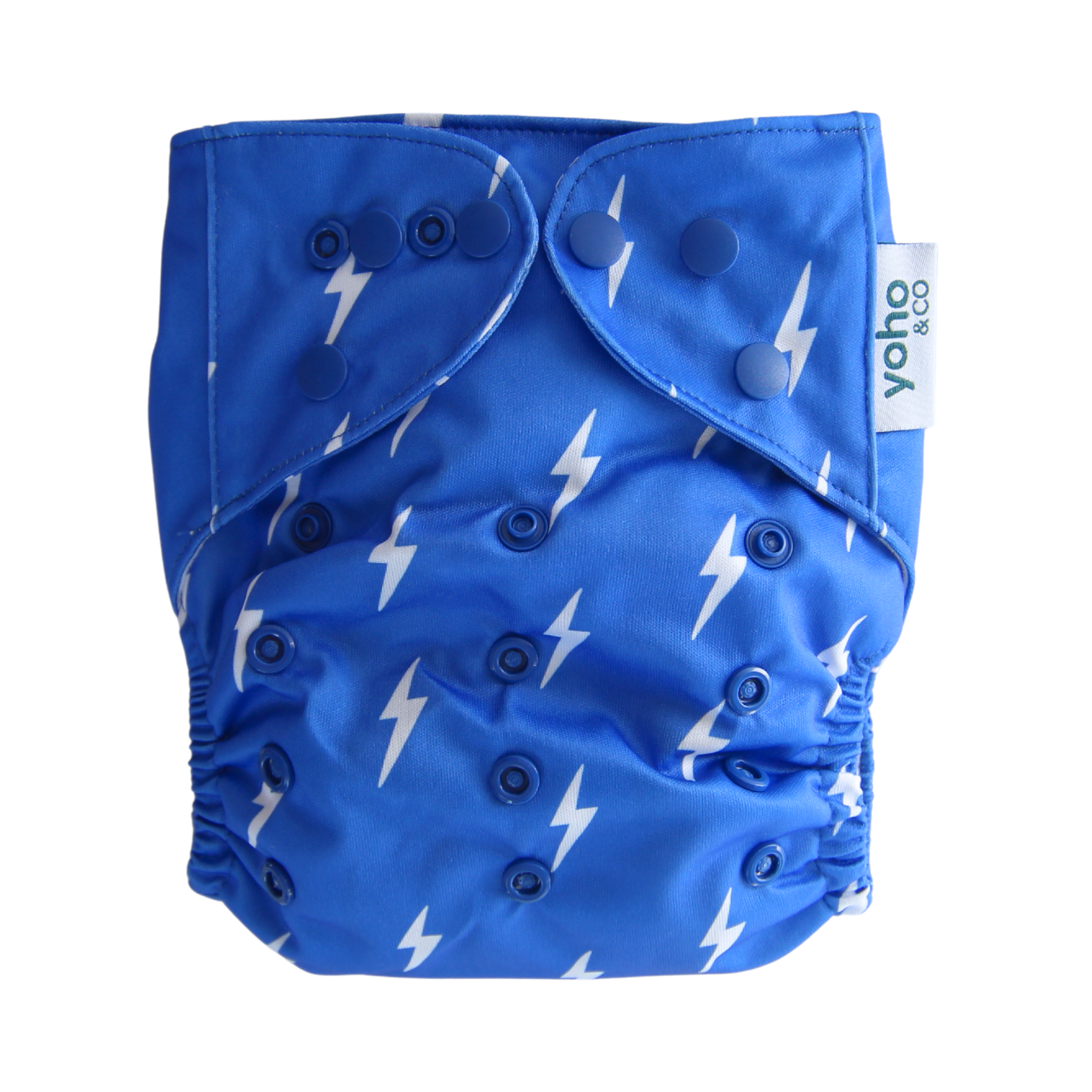 Lightning Strikes ⚡ Reusable Cloth Nappy + Bamboo Terry Insert