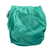 Seagrass Green 💚 Reusable Cloth Nappy + Bamboo Terry Insert