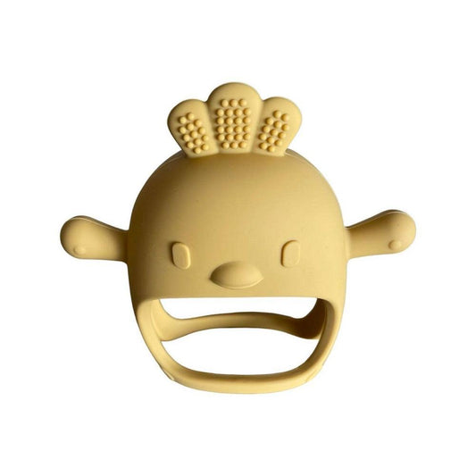 Yoho Baby & co. Super soft silicone chicken teether - 5 star review product. Mango