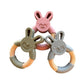 Yoho Baby & co. Silicone Teething Ring - cute rabbit