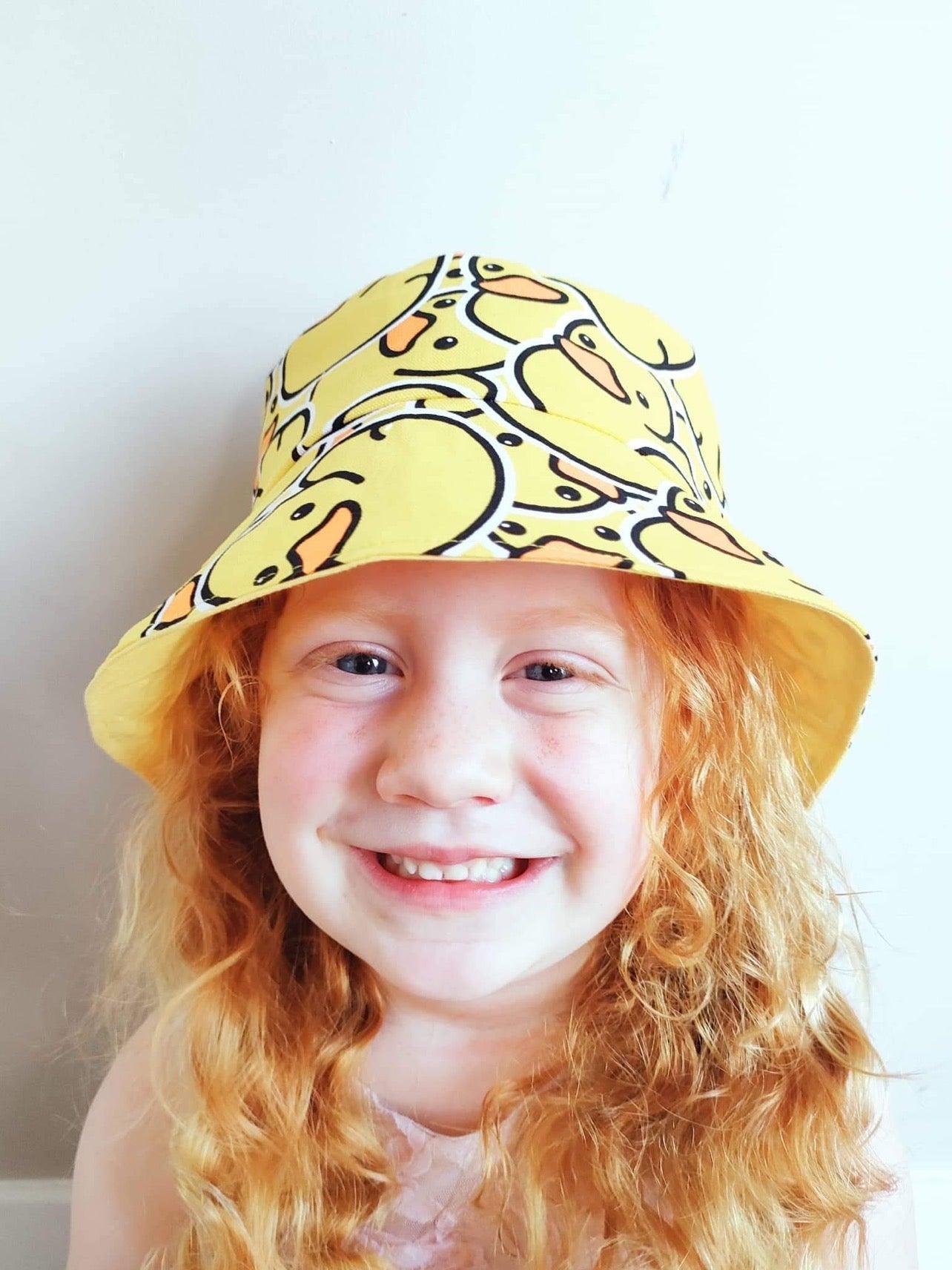 Yoho Baby & co. | Hand made by a Kiwi Mumma bucket hats for babies. Quaking Ducks print