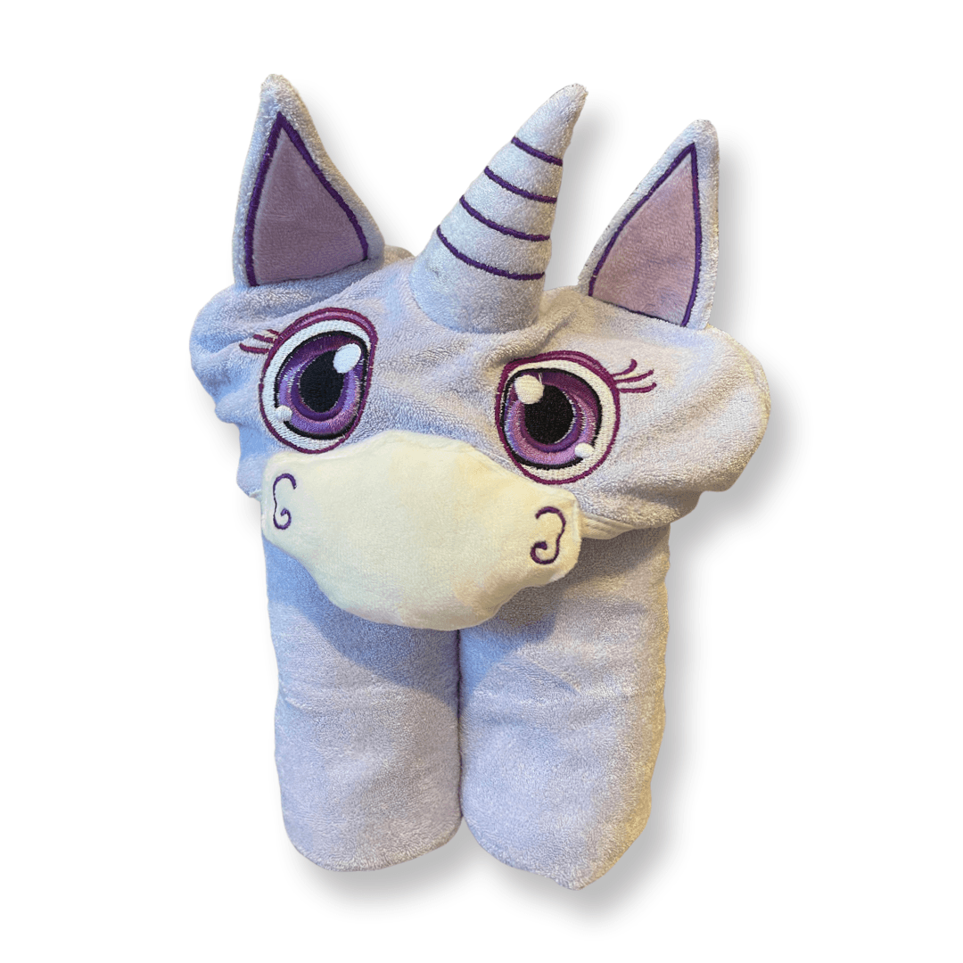 Luxuriously Soft Baby Hooded Towel | Bamboo Terry | Unicorn - Yoho Baby & co.