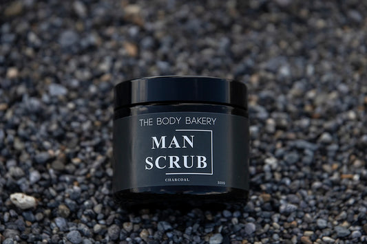 The Body Bakery Man Scrub | Charcoal - Yoho Baby & co.
