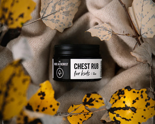 Yoho Baby & co. The Nude Alchemist Kids Chest Rub, perfect to help with the winter blues - aromatherapy