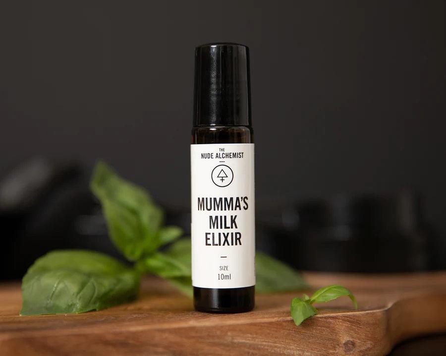 The Nude Alchemists Mumma's Milk Elixir can assist with the breast feeding journey