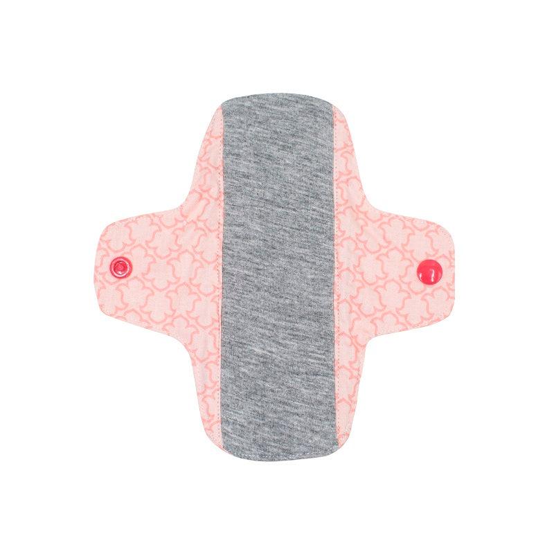 Yoho Baby & co. Reusable Cloth Sanitary & Menstrual Pads NZ Saves you money and helps the planet. Pink Cotton Fabric
