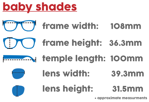 Yoho Baby & co. Ro.Sham.Bo polarised unbreakable sunglasses for babies & toddlers - Morris Blue