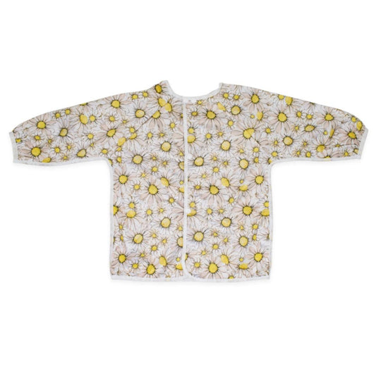 Yoho Baby & co. Toddler Sleeved Bib perfect for mealtimes and messy play. Gladys Designer Print