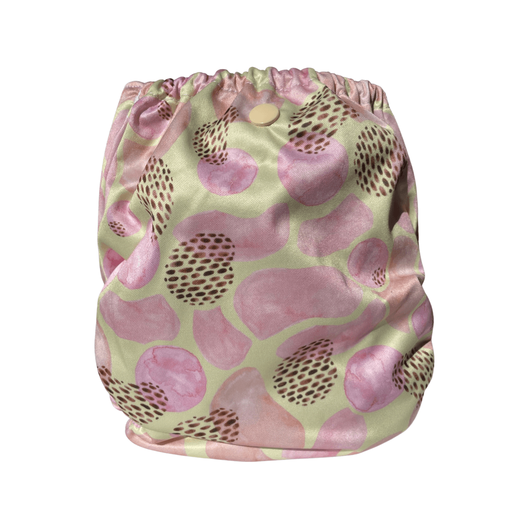 Yoho Baby & co. Super Soft Reusable Luxe Luxury Cloth Nappy NZ - Alexis Designer Print