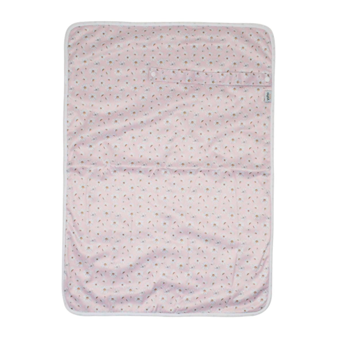 Yoho Baby & co. Baby Changing Mat - Pink Daisies