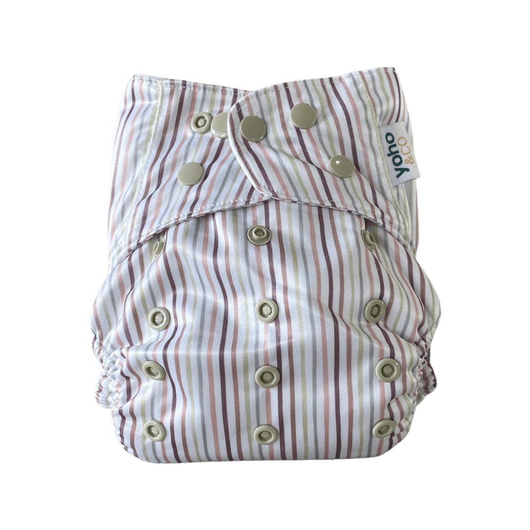 Yoho Baby & co. Super Soft Reusable Luxe Luxury Cloth Nappy NZ - Latitude Designer Print