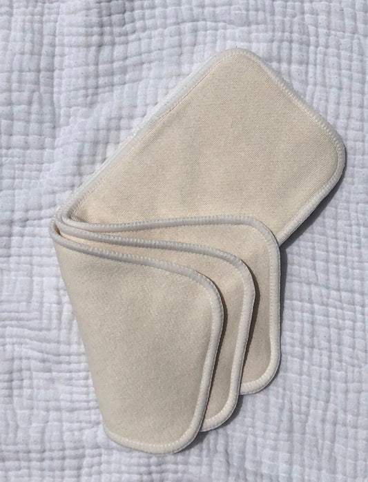 Yoho Baby & co. Reusable Cloth Nappy Inserts NZ. Super soft, thirsty & absorbent Hemp & Cotton